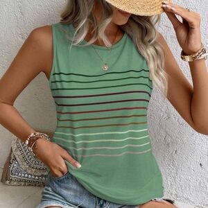 NWOT striped tank - size small